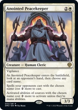 Image for Anointed Peacekeeper (2) - Magic: The Gathering