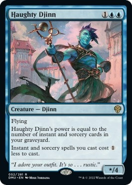 Image for Haughty Djinn (52) - Magic: The Gathering