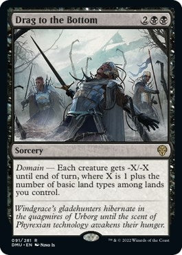 Image for Drag to the Bottom (91) - Magic: The Gathering