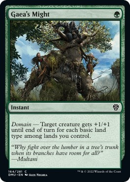 Image for Gaea's Might (164) - Magic: The Gathering