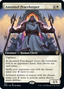 Image for Anointed Peacekeeper (Extended Art) (383) - Magic: The Gathering