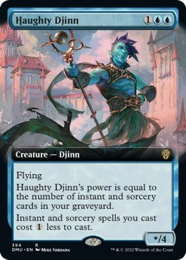 Image for Haughty Djinn (Extended Art) (394) - Magic: The Gathering