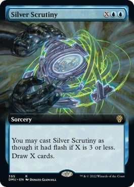 Image for Silver Scrutiny (Extended Art) (395) - Magic: The Gathering