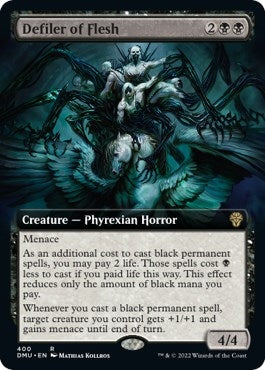 Image for Defiler of Flesh (Extended Art) (400) - Magic: The Gathering