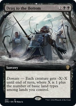 Image for Drag to the Bottom (Extended Art) (401) - Magic: The Gathering