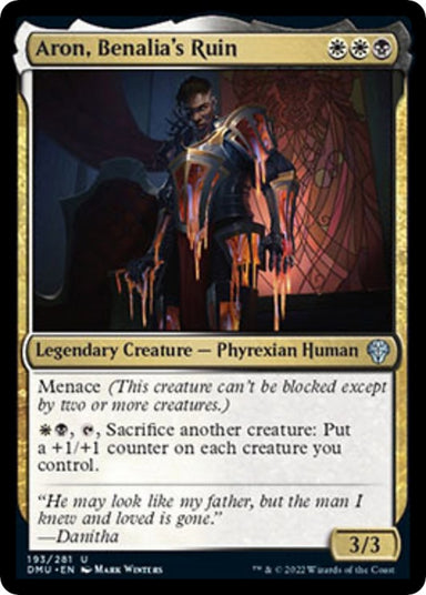Image for Aron, Benalia's Ruin (193) - Magic: The Gathering