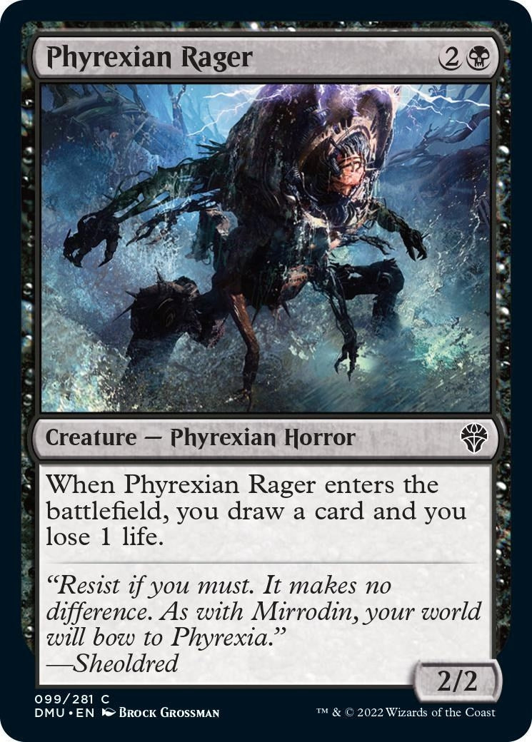 Image for Phyrexian Rager (99) - Magic: The Gathering