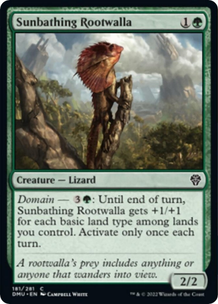 Image for Sunbathing Rootwalla (181) - Magic: The Gathering
