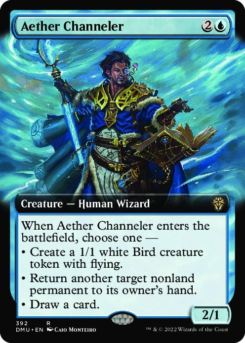 Image for Aether Channeler (Extended Art) (392) - Magic: The Gathering