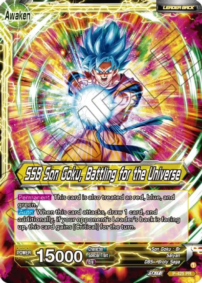Son Goku // SSB Son Goku, Battling for the Universe - P-425