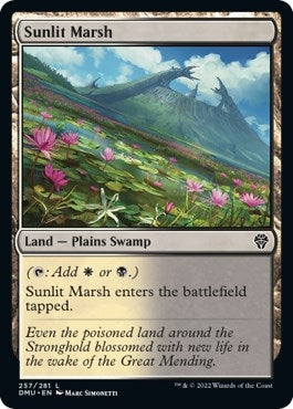 Image for Sunlit Marsh (257) - Magic: The Gathering