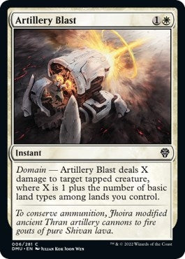 Image for Artillery Blast (6) - Magic: The Gathering