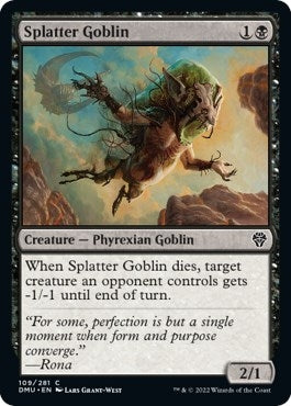 Image for Splatter Goblin (109) - Magic: The Gathering