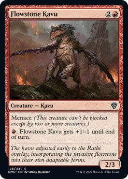 Image for Flowstone Kavu (125) - Magic: The Gathering