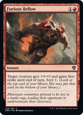 Image for Furious Bellow (126) - Magic: The Gathering