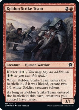 Image for Keldon Strike Team (136) - Magic: The Gathering