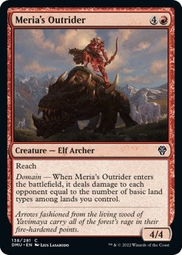 Image for Meria's Outrider (138) - Magic: The Gathering