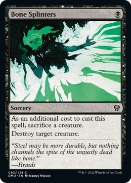 Image for Bone Splinters (83) - Magic: The Gathering