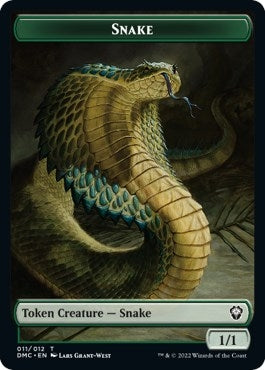 Image for Snake // Egg Double-Sided Token (11 // 8) - Magic: The Gathering