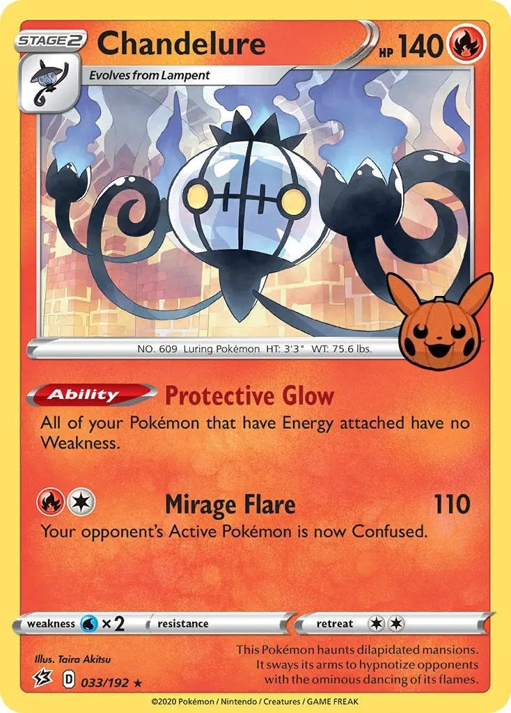 Chandelure (033/192) (Trick or Trade BOOster Bundle)