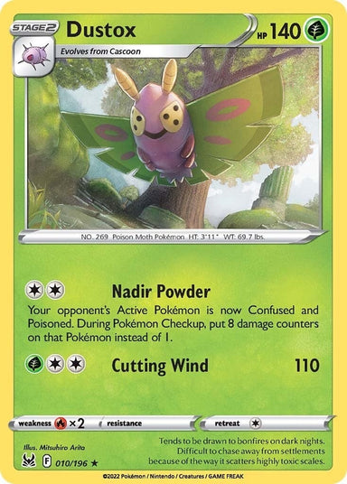 Image for Dustox (010/196) (SWSH11: Lost Origin) - Pokemon