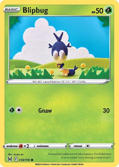 Image for Blipbug (018/196) (SWSH11: Lost Origin) - Pokemon