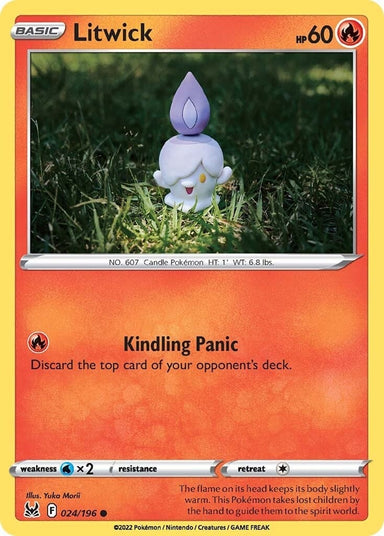 Image for Litwick (024/196) (SWSH11: Lost Origin) - Pokemon