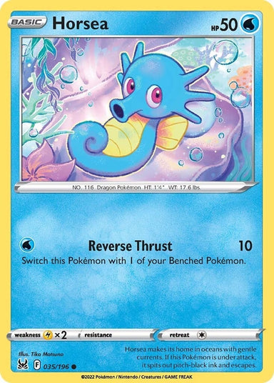 Image for Horsea (035/196) (SWSH11: Lost Origin) - Pokemon