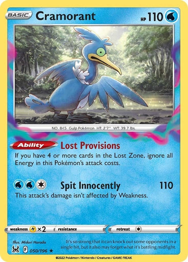 Image for Cramorant (050/196) (SWSH11: Lost Origin) - Pokemon