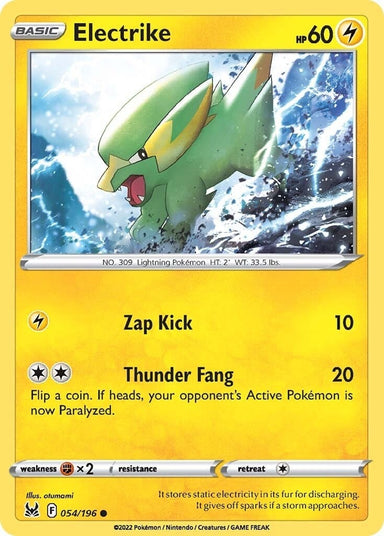Image for Electrike (054/196) (SWSH11: Lost Origin) - Pokemon