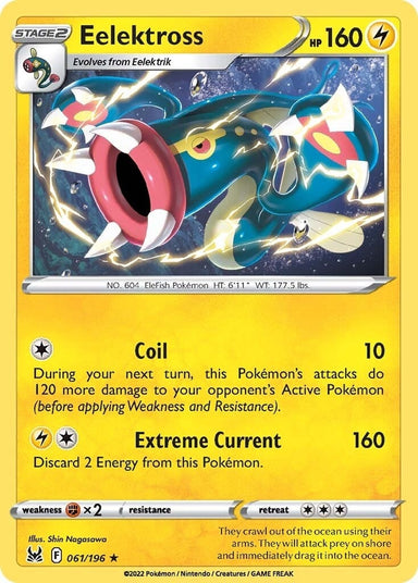 Image for Eelektross (061/196) (SWSH11: Lost Origin) - Pokemon