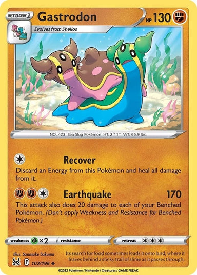 Image for Gastrodon (102/196) (SWSH11: Lost Origin) - Pokemon
