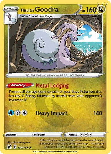 Image for Hisuian Goodra (134/196) (SWSH11: Lost Origin) - Pokemon