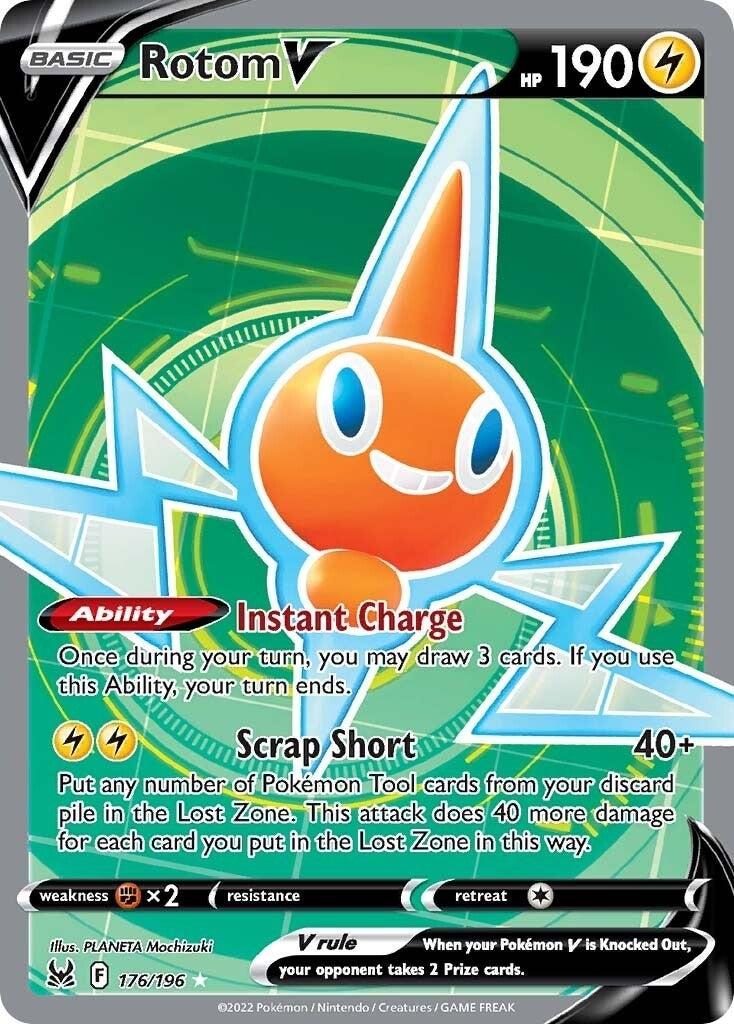 Image for Rotom V (Full Art) (176/196) (SWSH11: Lost Origin) - Pokemon