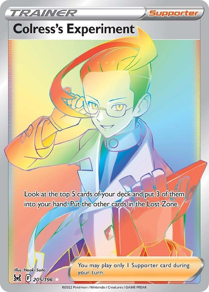 Image for Colress's Experiment (Secret) (205/196) (SWSH11: Lost Origin) - Pokemon