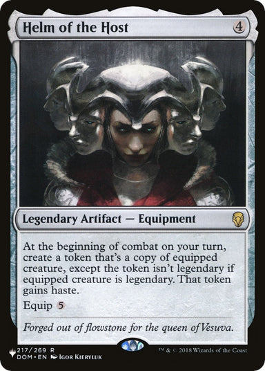 Image for Helm of the Host (217/269) (LIST) - Magic: The Gathering
