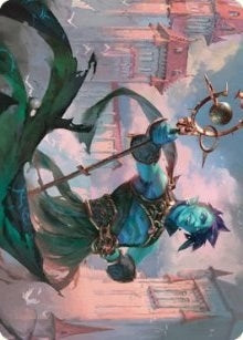 Image for Haughty Djinn Art Card (15) - Magic: The Gathering