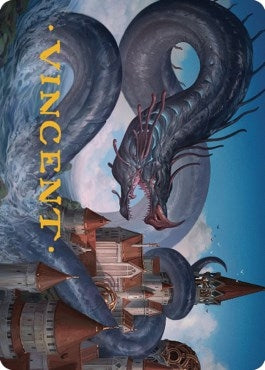 Image for Tolarian Terror Art Card (Gold-Stamped Signature) (18) - Magic: The Gathering