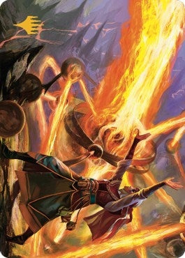 Image for Ghitu Amplifier Art Card (Gold-Stamped Signature) (32) - Magic: The Gathering