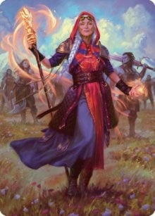 Image for Jaya, Fiery Negotiator Art Card (34/81) (34) - Magic: The Gathering
