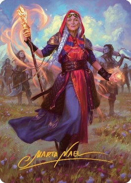 Image for Jaya, Fiery Negotiator Art Card (34/81) (Gold-Stamped Signature) (34) - Magic: The Gathering