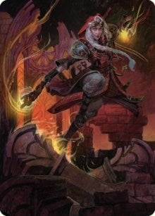 Image for Jaya, Fiery Negotiator Art Card (35/81) (35) - Magic: The Gathering