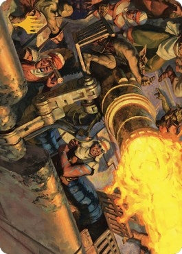 Image for Mana Cannons Art Card (Gold-Stamped Signature) (36) - Magic: The Gathering
