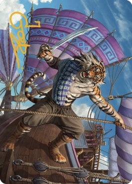 Image for Jedit Ojanen, Mercenary Art Card (Gold-Stamped Signature) (48) - Magic: The Gathering