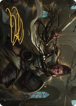 Image for Shanna, Purifying Blade Art Card (55/81) (Gold-Stamped Signature) (55) - Magic: The Gathering
