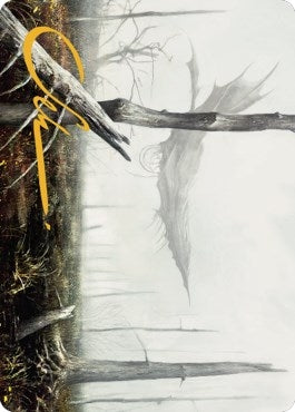 Image for Swamp Art Card (Gold-Stamped Signature) (64) - Magic: The Gathering