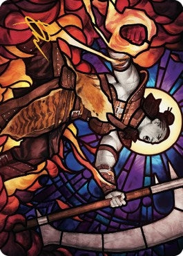 Image for Garna, Bloodfist of Keld Art Card (Gold-Stamped Signature) (71) - Magic: The Gathering