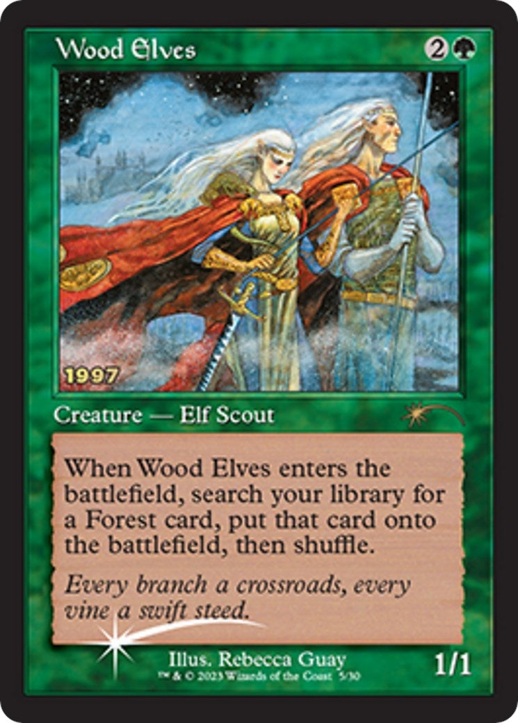 Image for Wood Elves (5) - Magic: The Gathering