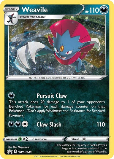 Image for Weavile - SWSH246 (Cosmos Holo) (SWSH246) (SWSH: Sword & Shield Promo Cards) - Pokemon