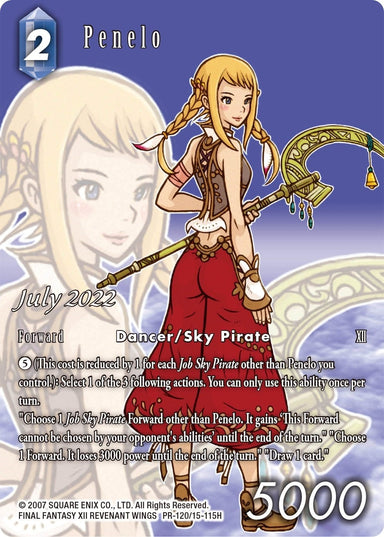 Image for Penelo (July 2022) (PR-120/15-115H) (FF: Promo Cards) (PR) - Final Fantasy TCG